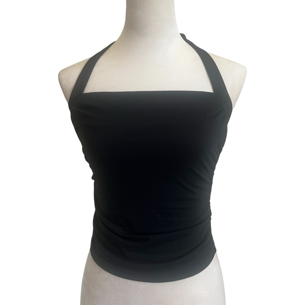 SHEIN NWOT Black Cotton Blend Top